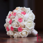 Hoa cưới cầm tay vỏ sò ốc Coral Bridesmaid HC03